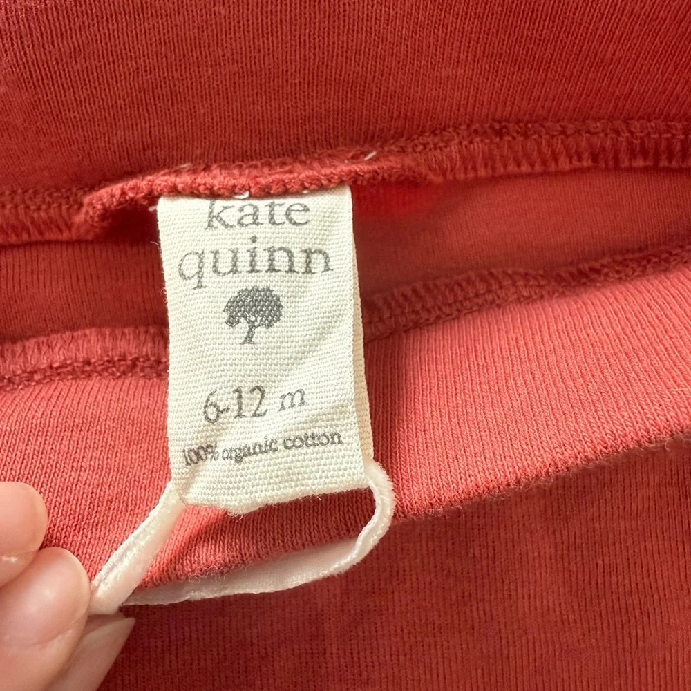 NWT Kate Quinn 100% Cotton Bloomers 6-12 Months Coral Burnt Orange